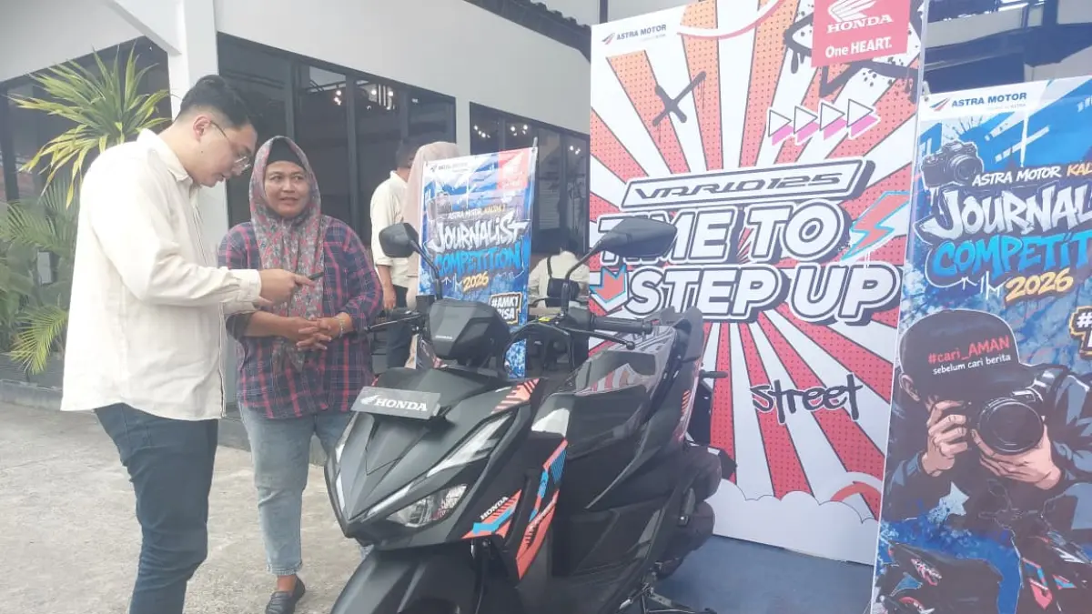 UNGGUL: Market share Honda di Kaltim masih mencapai 75 persen. Salah satu line up terbaru Honda Vario Street menjadi salah satu penopang. DINA ANGELINA/KP
