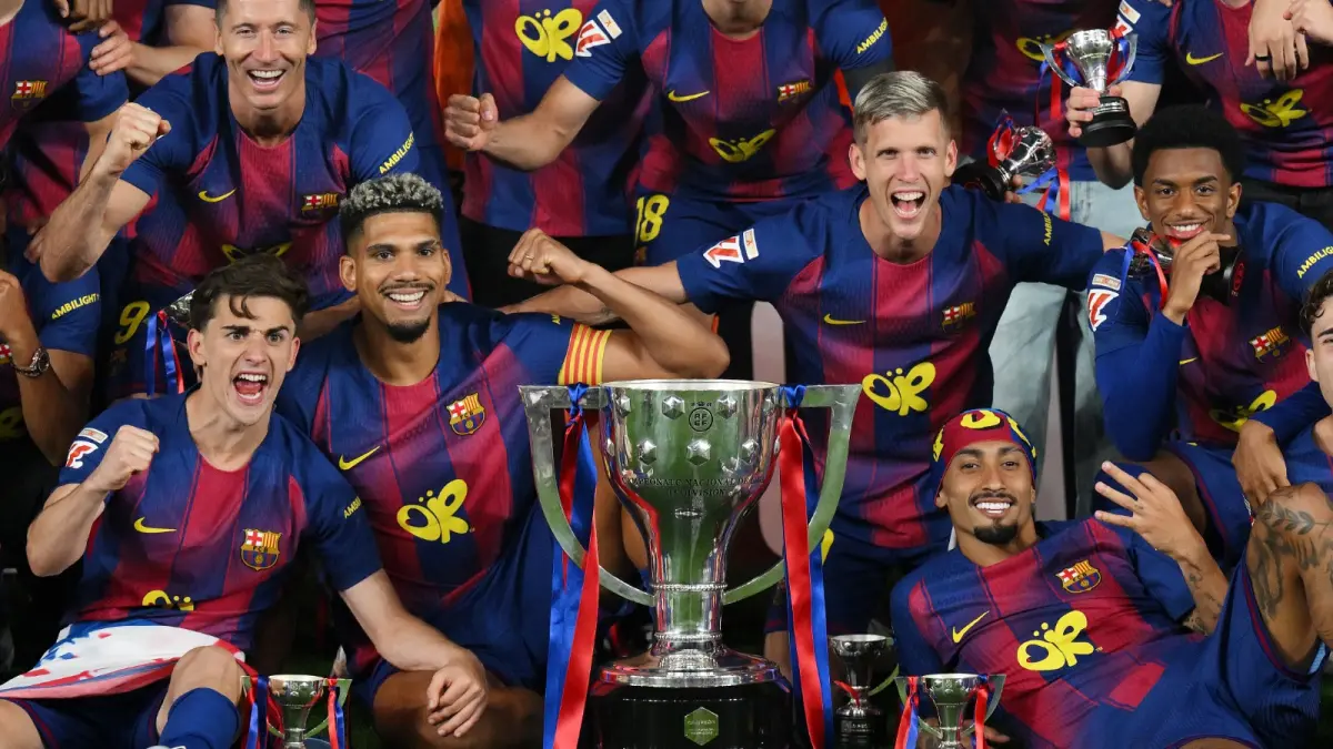 Barcelona memenangi gelar juara LaLiga.