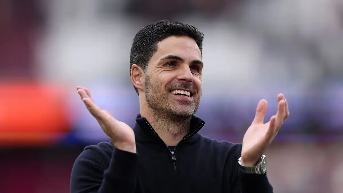 Mikel Arteta memuji keberanian WASIT batalkan gol West Ham. (Foto: London Football)