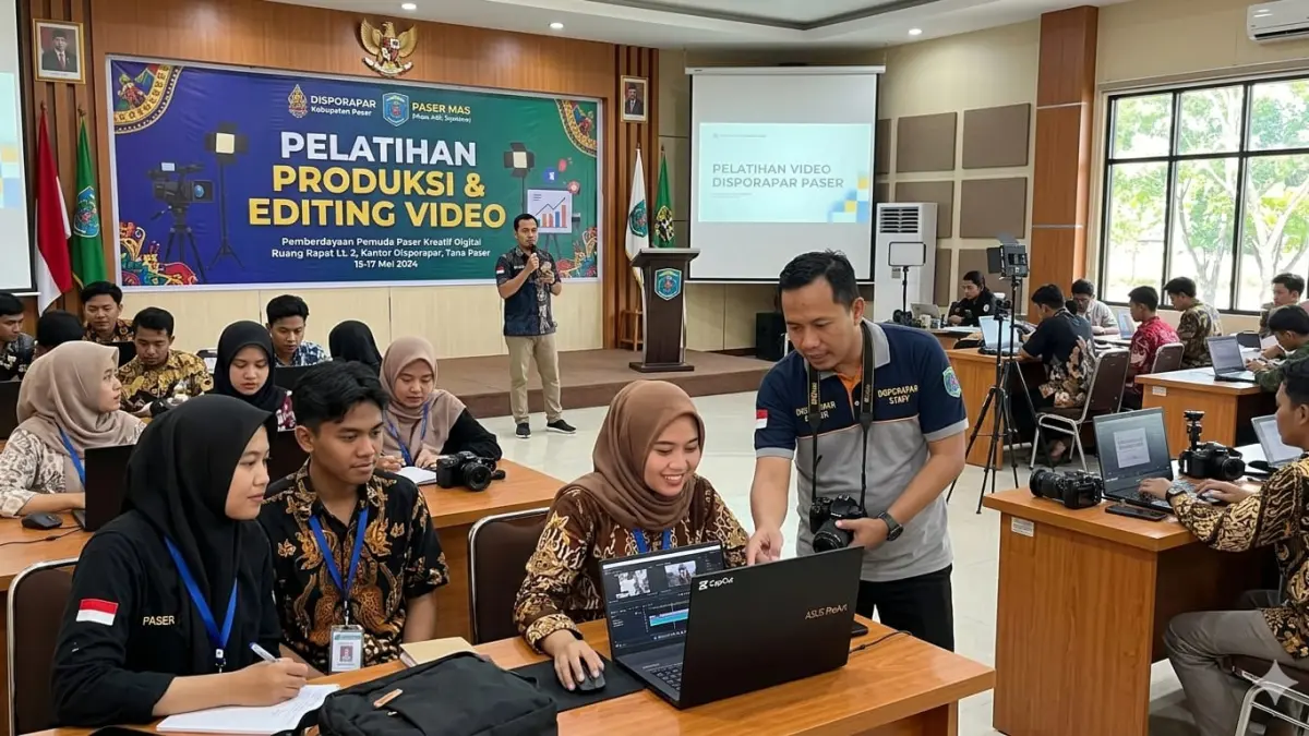 Ilustrasi, Disporapar Paser menggelar pelatihan dan uji kompetensi profesi videografi gratis bekerja sama dengan BNSP dan LSP Fotografi Indonesia. 