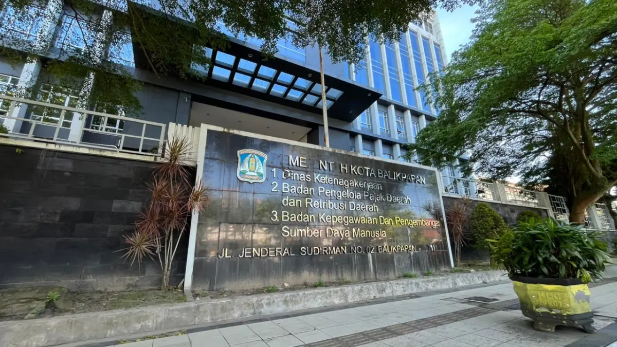 Kantor gabungan dinas di Jalan Jenderal Sudirman, Balikpapan.&nbsp;