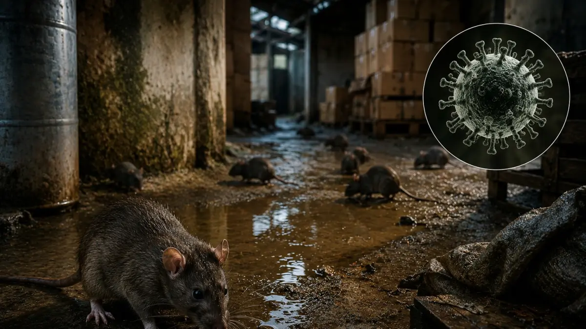 Gudang yang kotor, lembab, dan tikus menjadi kondisi yang rentan penyebaran hantavirus.
