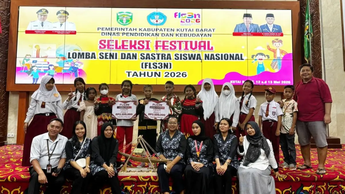 PRESTASI: Siswa SD Tunas Lestari Sungai Kedang sabet juara 1 Pantomim dan Kriya.