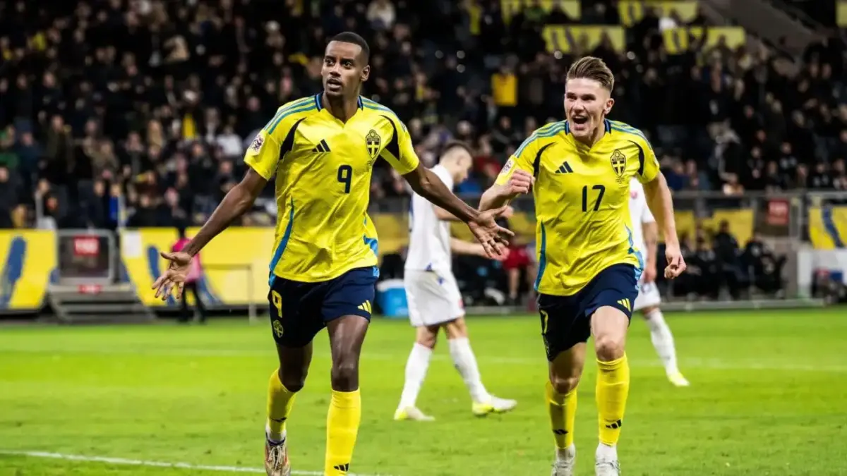 Alexander Isak dan Viktor Gyokeres diproyeksikan menjadi andalan lini depan timnas Swedia pada putaran final Piala Dunia 2026.
