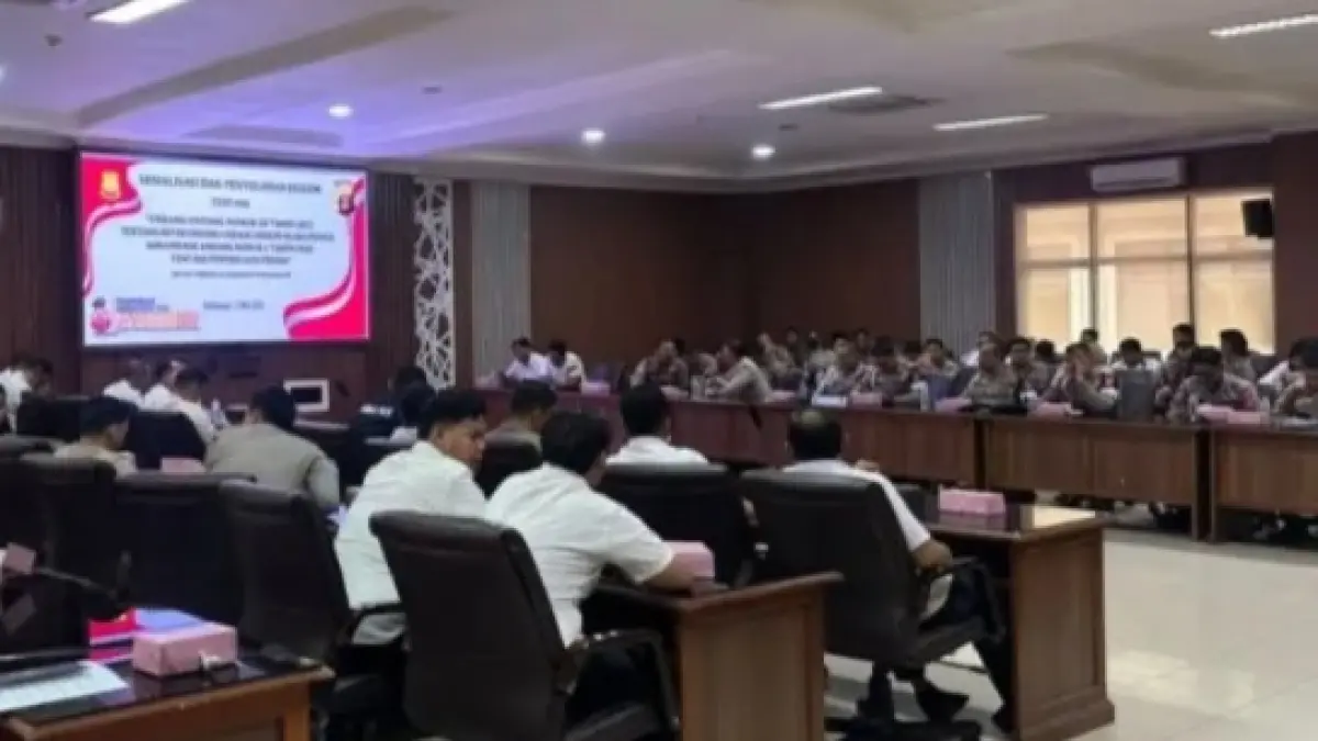 PENYULUHAN: Satuan Kerja di Polda Kaltim hingga polres mendapatkan penyuluhan hukum.