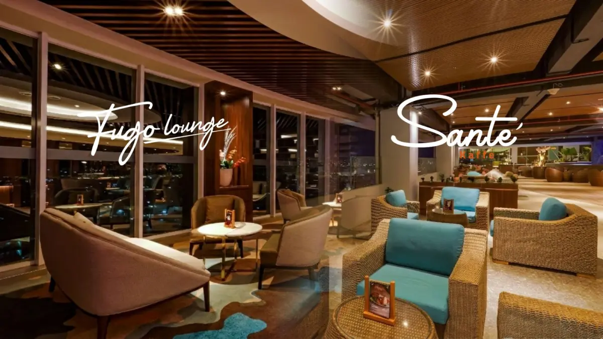 FASILITAS: Sante Kaffe’ & FUGO Lounge disiapkan untuk kenyamanan pengunjung.

&nbsp;