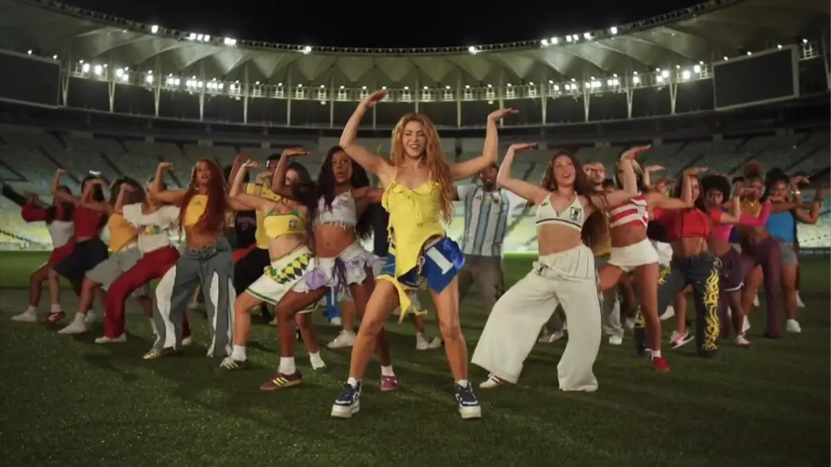 Shakira kembali meramaikan ajang Piala Dunia FIFA 2026 lewat lagu terbaru berjudul “Dai Dai”. (EN.ARA.CAT)