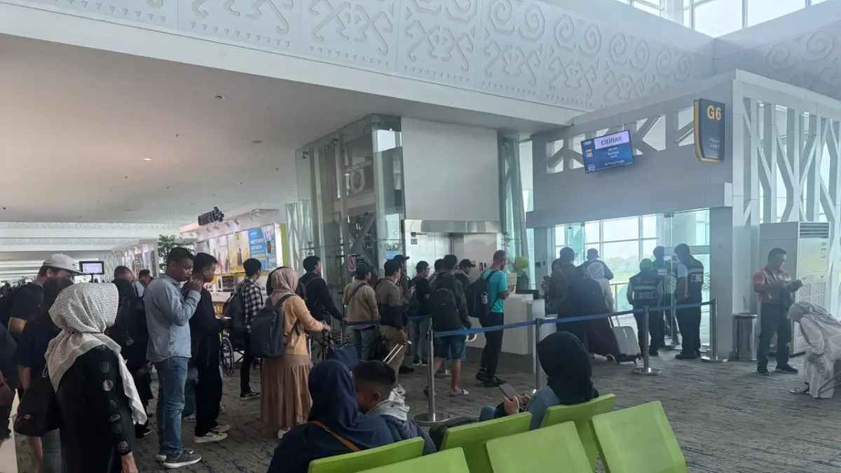 TERTINGGI: Bandara Sepinggan catat kenaikan jumlah penumpang tertinggi se-Kaltim, yakni hingga 55,94 persen pada Maret 2026.