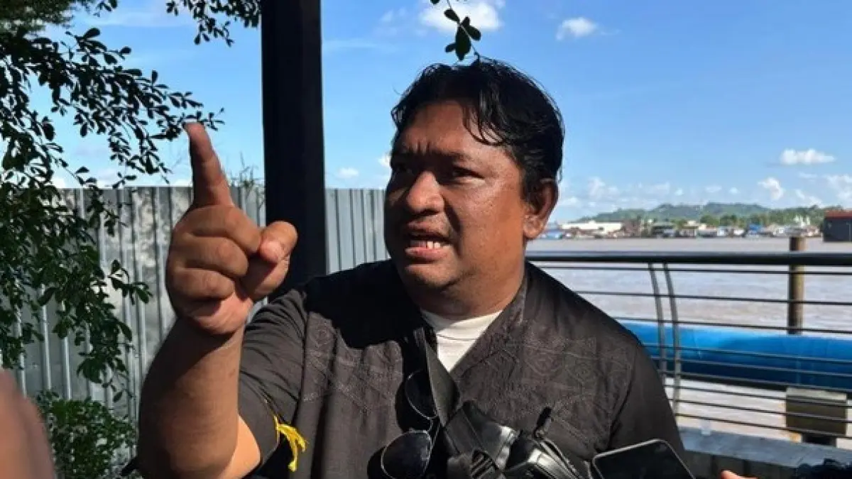 Humas Aliansi Perjuangan Masyarakat Kaltim Lukman Nil Hakim. (detik.com)