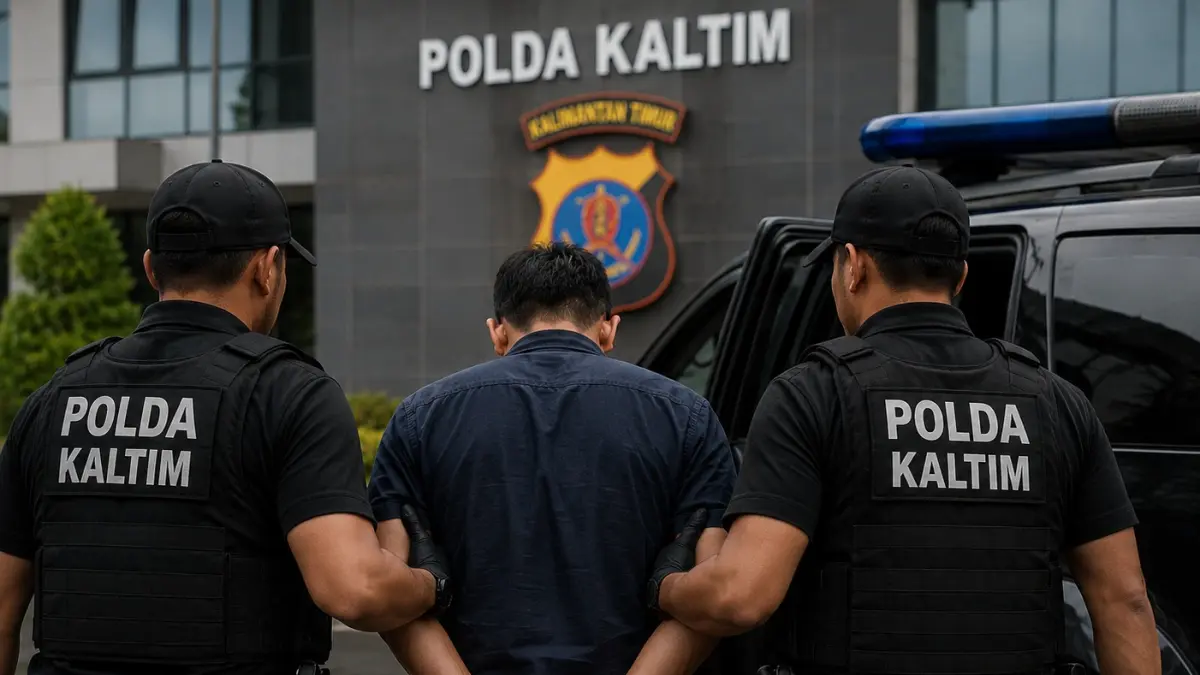 Ilustrasi Kasat Narkoba Polres Kukar ditangkap Polda Kaltim.