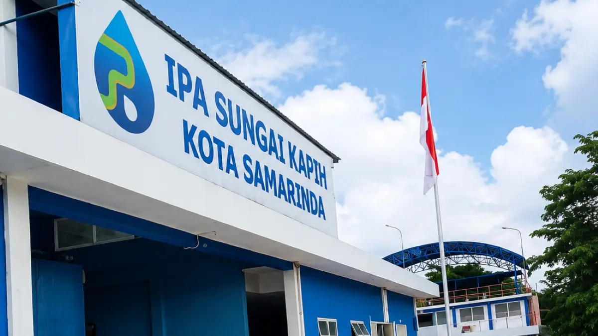 JAGA KUALITAS: Untuk jaga kualitas produksi, Perumdam Tirta Kencana Kota Samarinda akan menguras Bak Sedimentasi IPA Sungai Kapih pada Rabu (20/5) mendatang