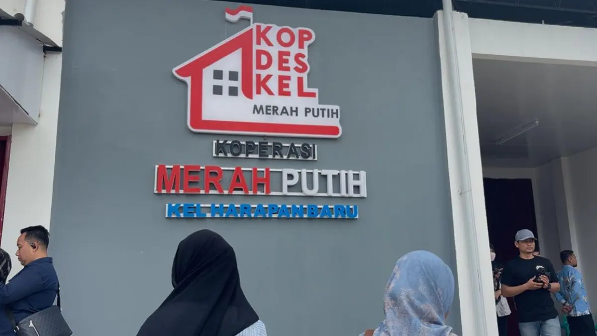 Pembangunan Koperasi Kelurahan Merah Putih di Samarinda, tepatnya di kawasan Kelurahan Harapan Baru, Kecamatan Samarinda Seberang. (FOTO/EKO PRALISTIO)
