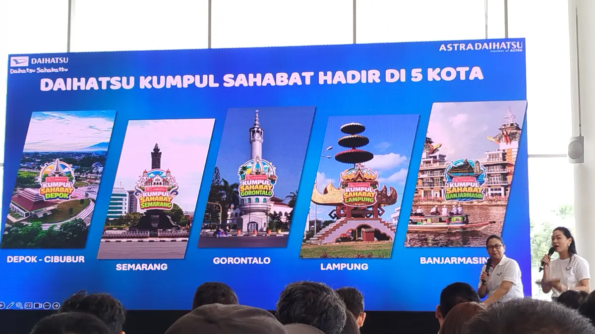 Daihatsu Kumpul Sahabat akan hadir di lima kota di Indonesia, yaitu Depok, Gorontalo, Lampung, Banjarmasin, dan Semarang. (Foto: Istimewa)
