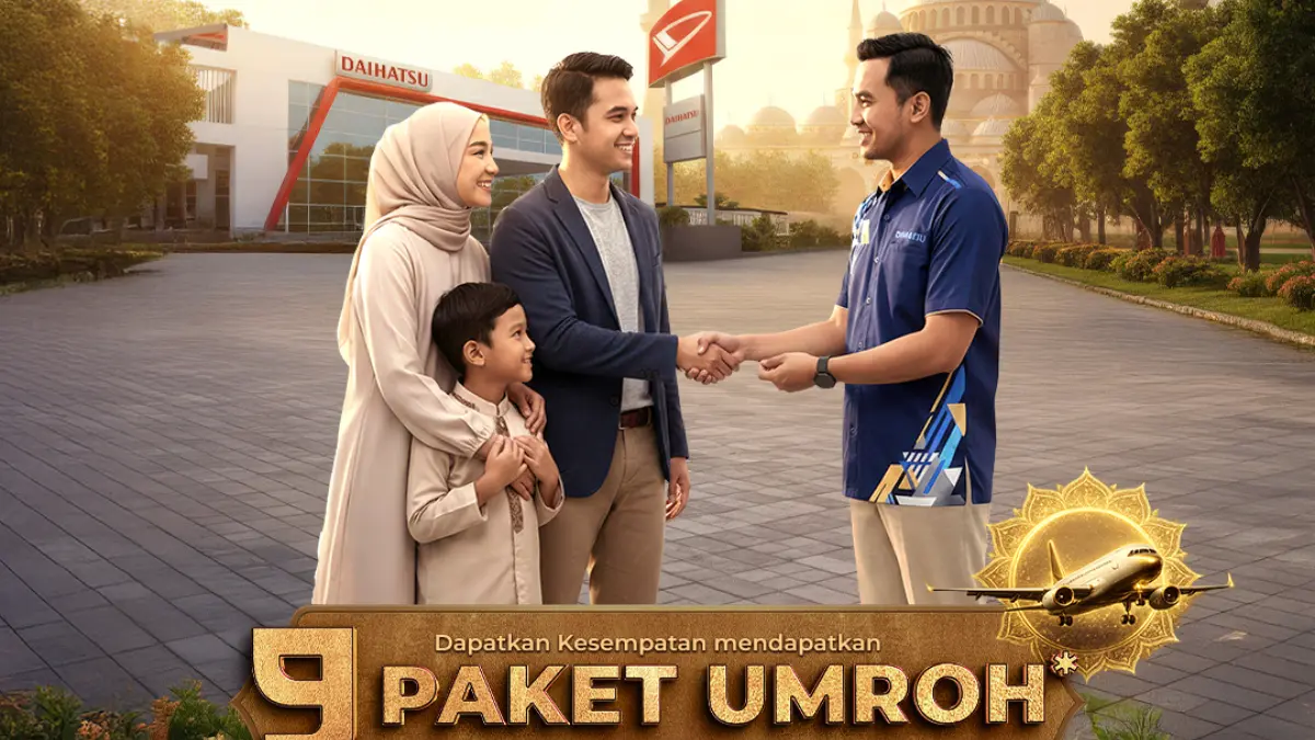 Daihatsu umumkan pemenang DAIFIT 2026 di Tangerang, Banten. Undian live streaming berhadiah 9 paket umroh untuk pelanggan setia di seluruh Indonesia. (Foto: Istimewa)