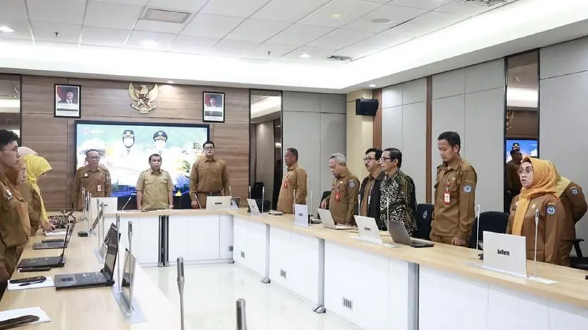 INTERVENSI BERBASIS DATA: Pertemuan taktis yang dipimpin Wakil Wali Kota Bontang Agus Haris terkait perluasan sasaran penanganan stunting.(FOTO: ADIEL KUNDHARA/KALTIM POST)