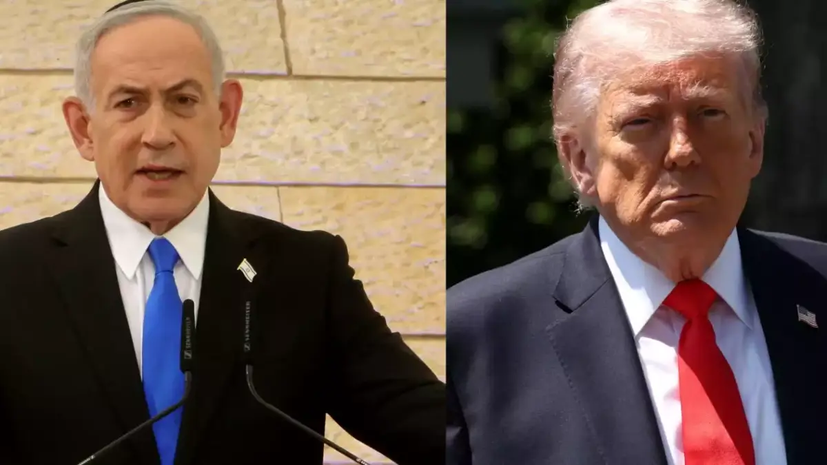 PM Israel Netanyahu dan Presiden AS Donald Trump.
