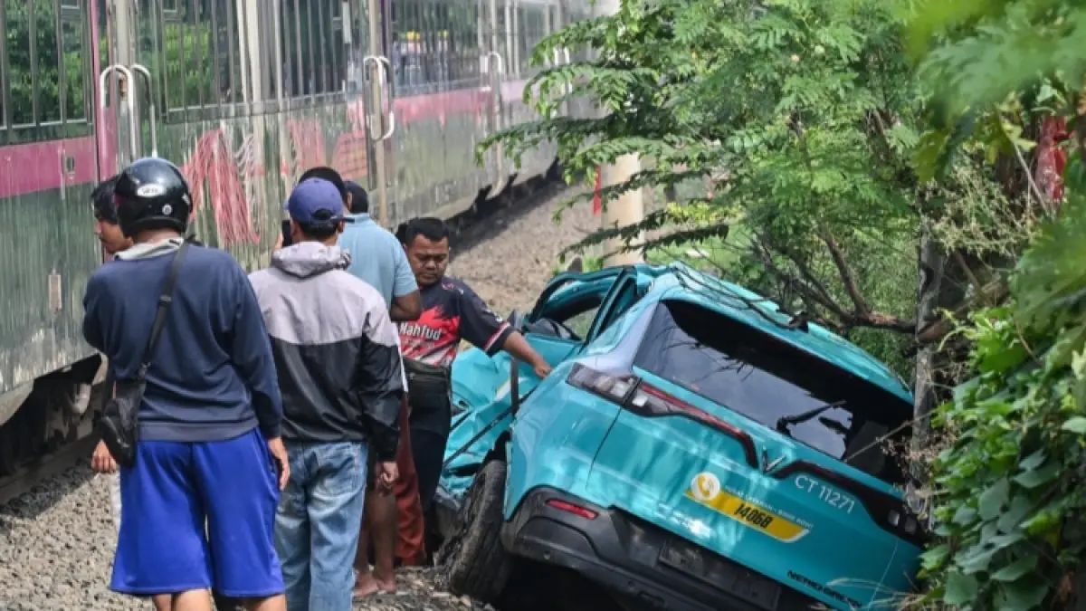 Polisi akhirnya menetapkan RRP sebagai tersangka dalam kecelakaan kereta api di Stasiun Bekasi Timur. (Foto ist)
