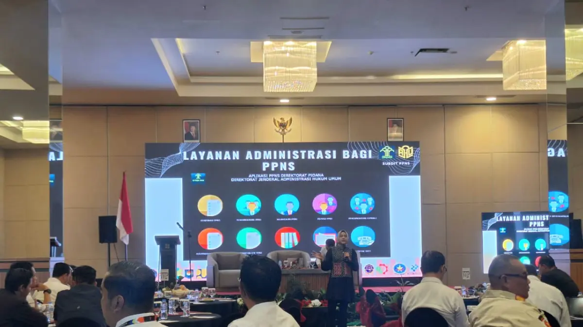 PEMBINAAN: Suasana sosialisasi layanan PPNS dalam rangka pembinaan teknis dan peningkatan kemampuan pengemban fungsi korwas di Balikpapan, Kamis (21/5).

&nbsp;