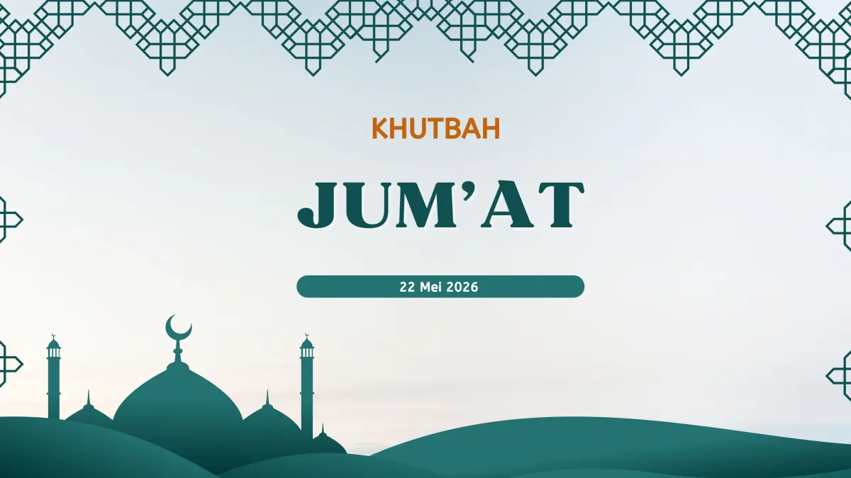 Teks Khutbah Jumat hari ini, 22 Mei 2026. (Canva.com) 