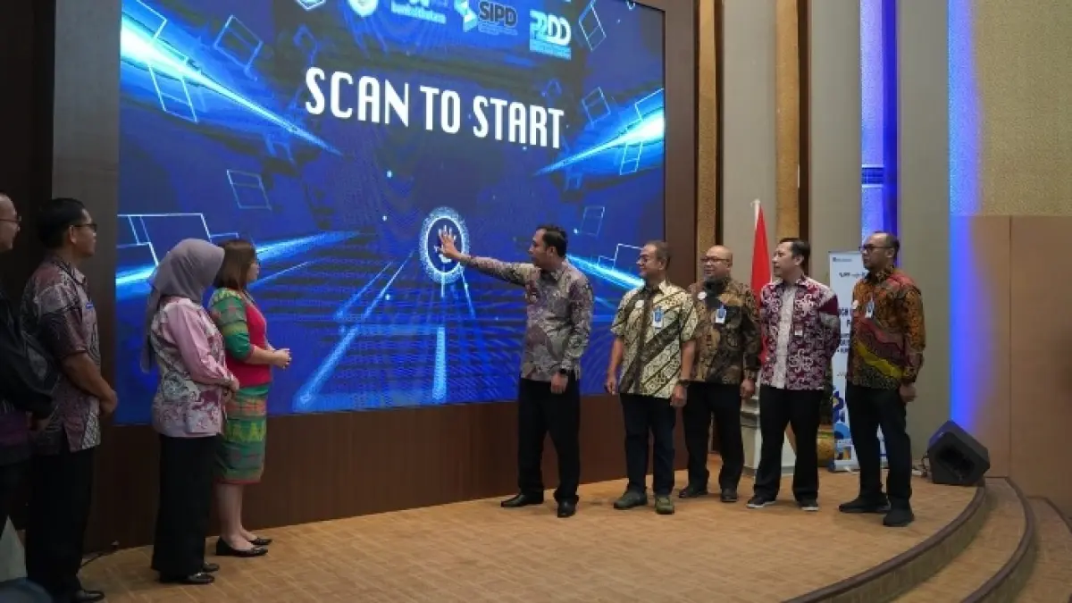 RESMI: Launching SP2D Online oleh Bupati Kutai Barat, Frederick Edwin di Gedung Pusat Bankaltimtara, Samarinda.&nbsp;
