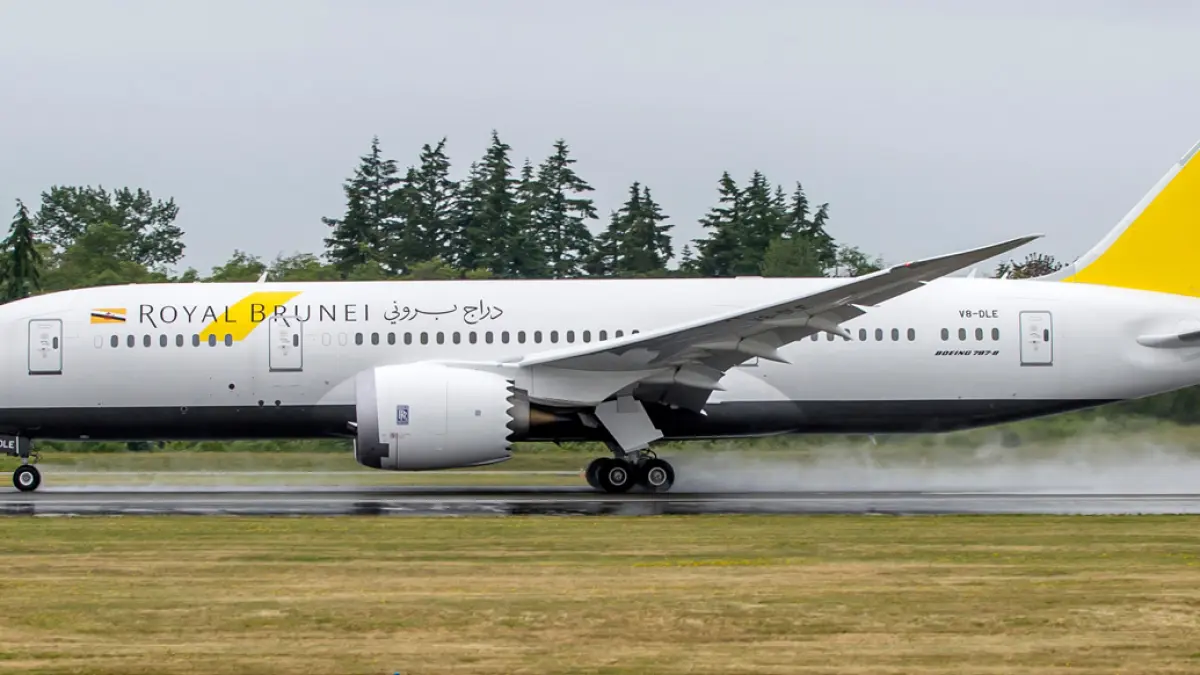 DIMINATI: Royal Brunei Airlines mengoperasikan dua penerbangan per minggu dari Balikpapan dengan tingkat okupansi mencapai lebih dari 80 persen.