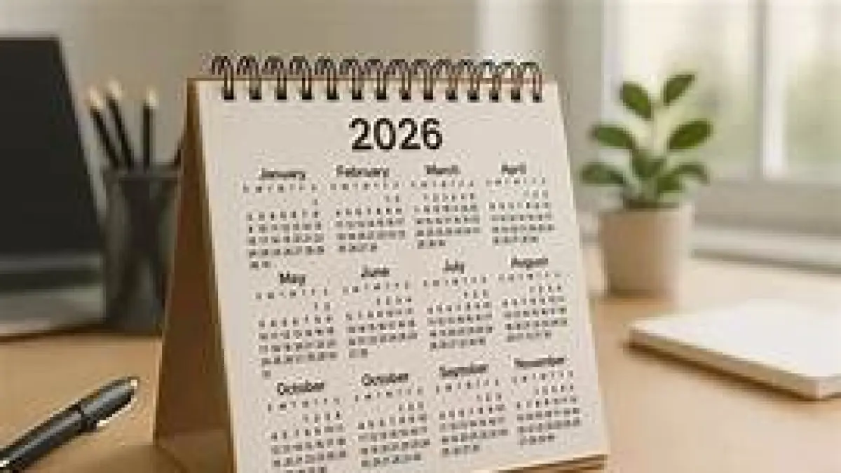 Kalender 2026.