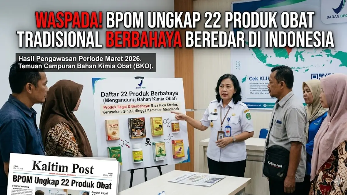 Ilustrasi BPOM merilis puluhan herbal tradisional yang berbahaya karena berbahan kimia obat.(AI)