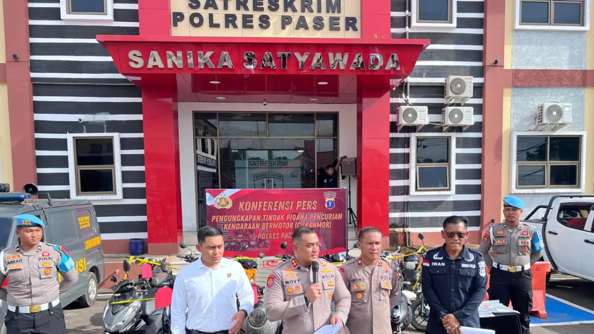 KEMBANGKAN KASUS: Polisi terus melakukan pengembangan kasus pencurian motor di Paser yang terbuka kemungkinan bisa lebih besar.&nbsp;