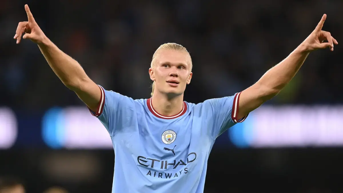 Penyerang Manchester City, Erling Haaland.