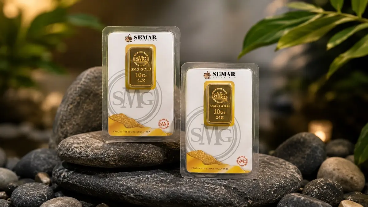 Harga emas Semar Nusantara hari ini tersedia untuk SMG Press, Press Lama, dan Non Press lengkap dengan buyback.