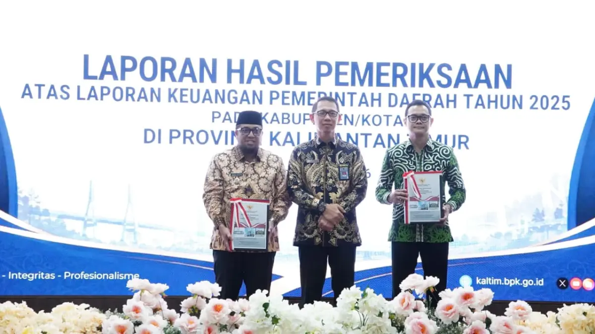 Pemkab Paser kembali menerima predikat WTP dari BPK Kaltim. (IST)