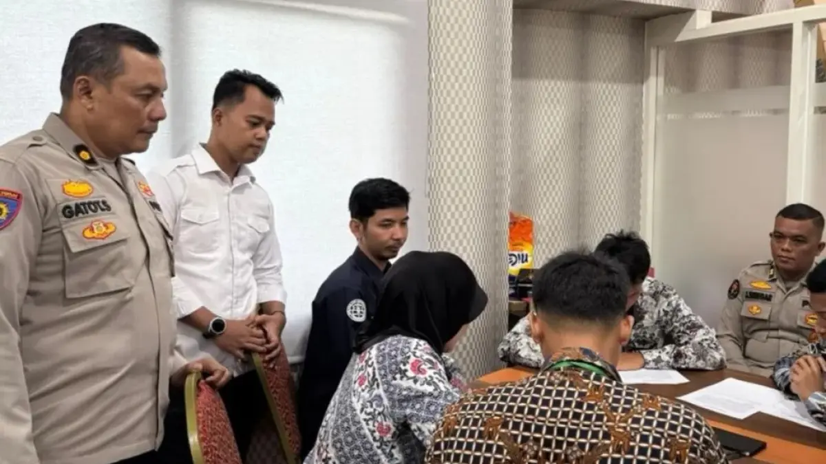 AKADEMIK: Uji akademik aspek keterampilan dalam rangka penerimaan Bintara Kompetensi Khusus (Bakomsus) 2026 di Polda Kaltim.