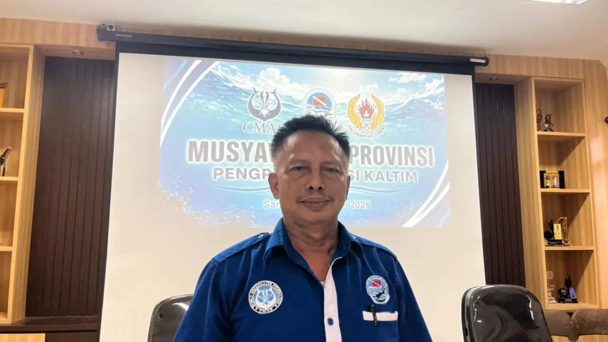 AMANAH: Ketua Terpilih Persatuan Olahraga Selam Seluruh Indonesia (POSSI) Kaltim, Sutarno Wijaya. NASYA RAHAYA/KP