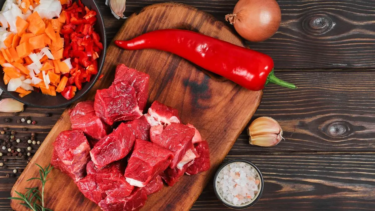 Ilustrasi daging.