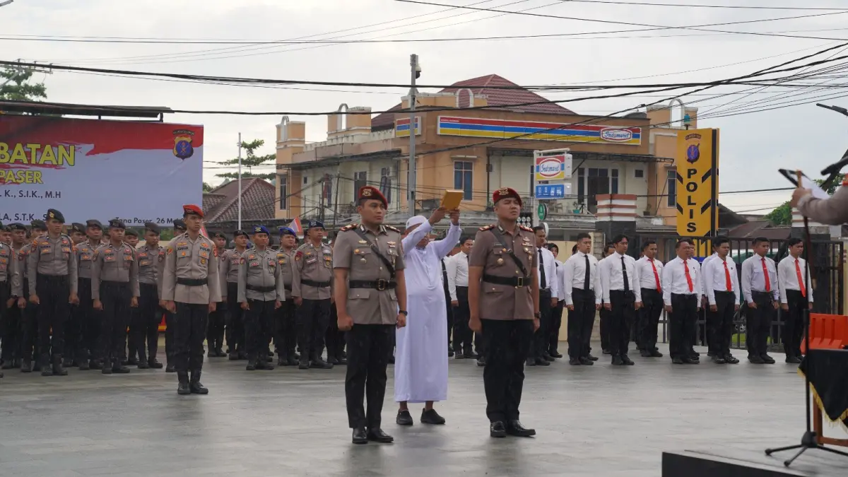 Pergantian pejabat utama di Polres Paser kembali dilaksanakan pada Selasa (26/5/2026). (IST)