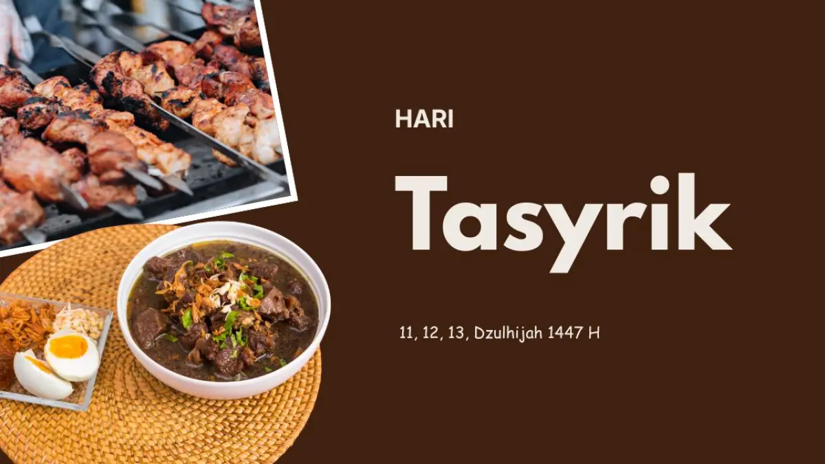 Ilustrasi jadwal Hari Tasyrik 2026. (Canva.com) 