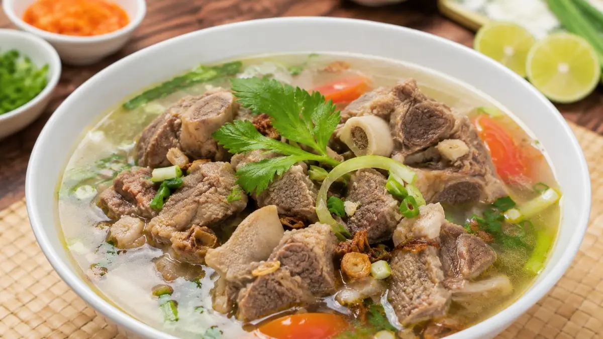 Ilustrasi olahan daging kambing.