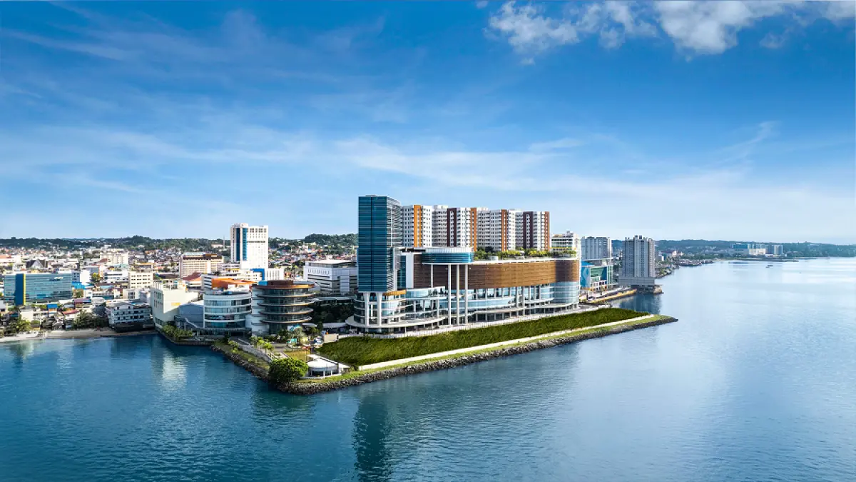 DAYA TARIK: Pengunjung Central Park Borneo Bay nantinya bisa menikmati suasana waterfront lifestyle dengan view langsung ke laut. Memberikan pengalaman berbelanja yang lebih refreshing dan eksklusif.