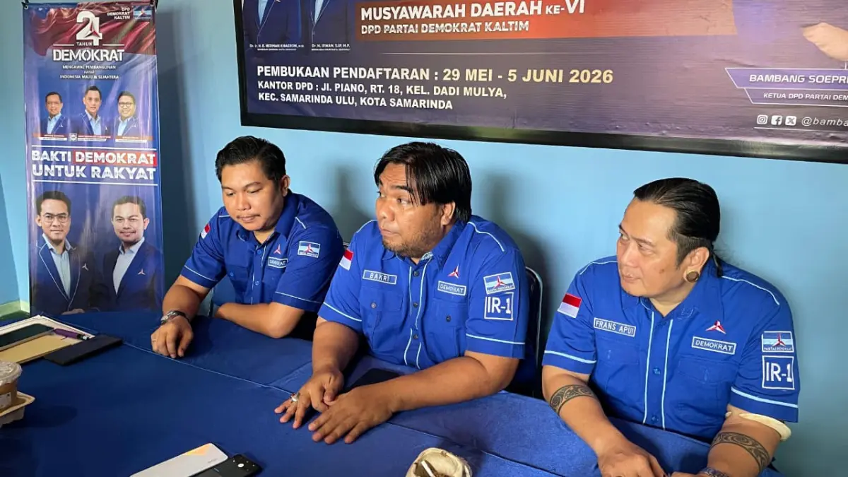 DPD Partai Demokrat Kaltim resmi membuka pendaftaran bakal calon ketua untuk periode lima tahun mendatang. (EKO PRALISTIO)

&nbsp;