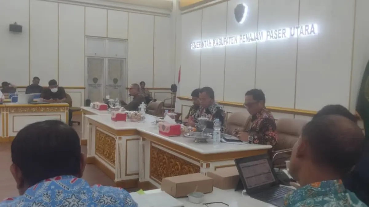 STRATEGI: Pemkab PPU menggelar Diseminasi Blueprint City Branding Kabupaten PPU yang dihelat di aula lantai tiga Kantor Bupati PPU, Jumat (29/5/2026). AHMAD MAKI/KP