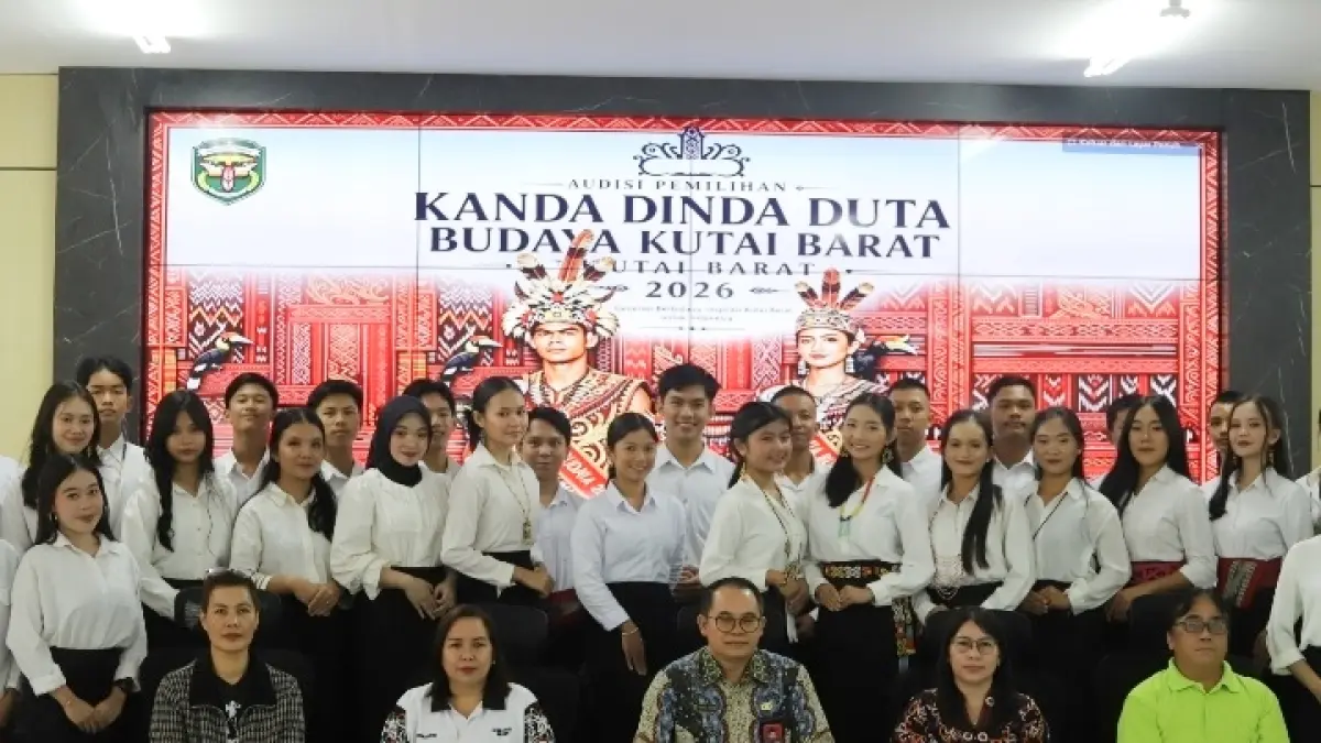 Suasana di sela pembukaan audisi Duta Budaya Kutai Barat Tahun 2026. (IST)

&nbsp;