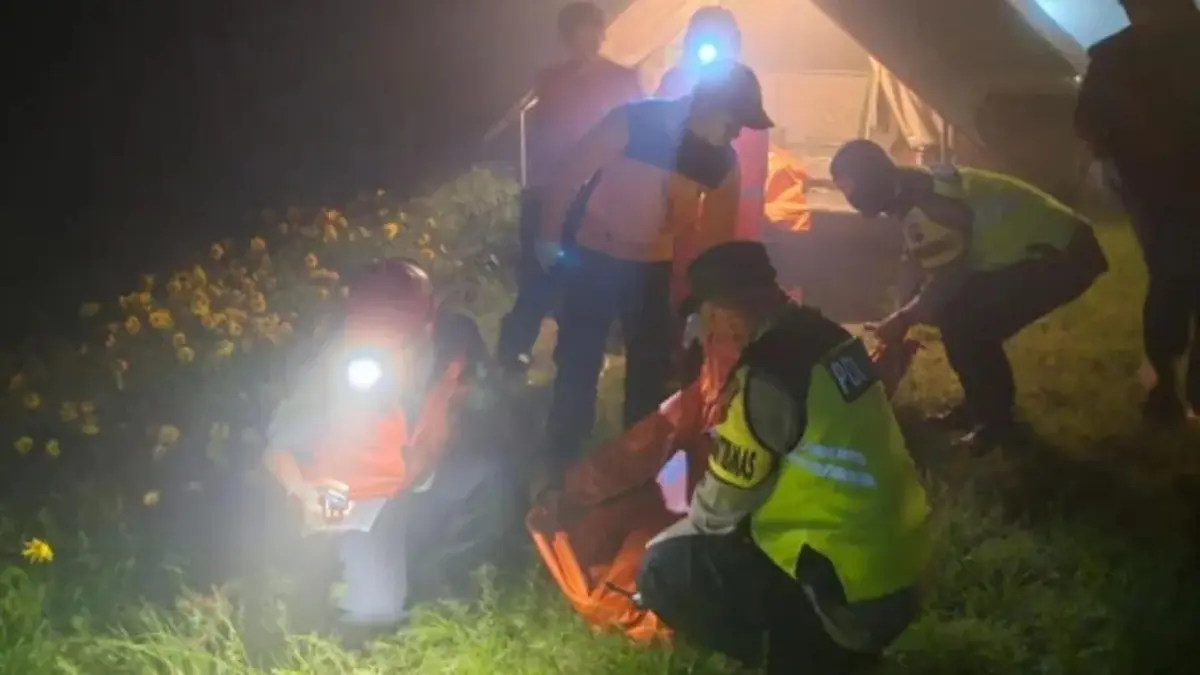 TEWAS: Satu keluarga ditemukan tewas saat kemping di Temanggung, Jawa Tengah.(ist)