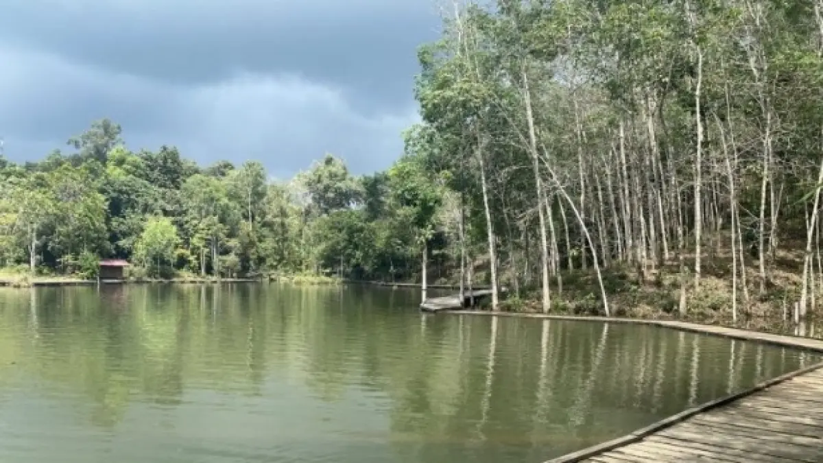 DUKUNGAN: Obyek wisata Hemaq Beniung bakal jadi base camp Arung Jeram.&nbsp;