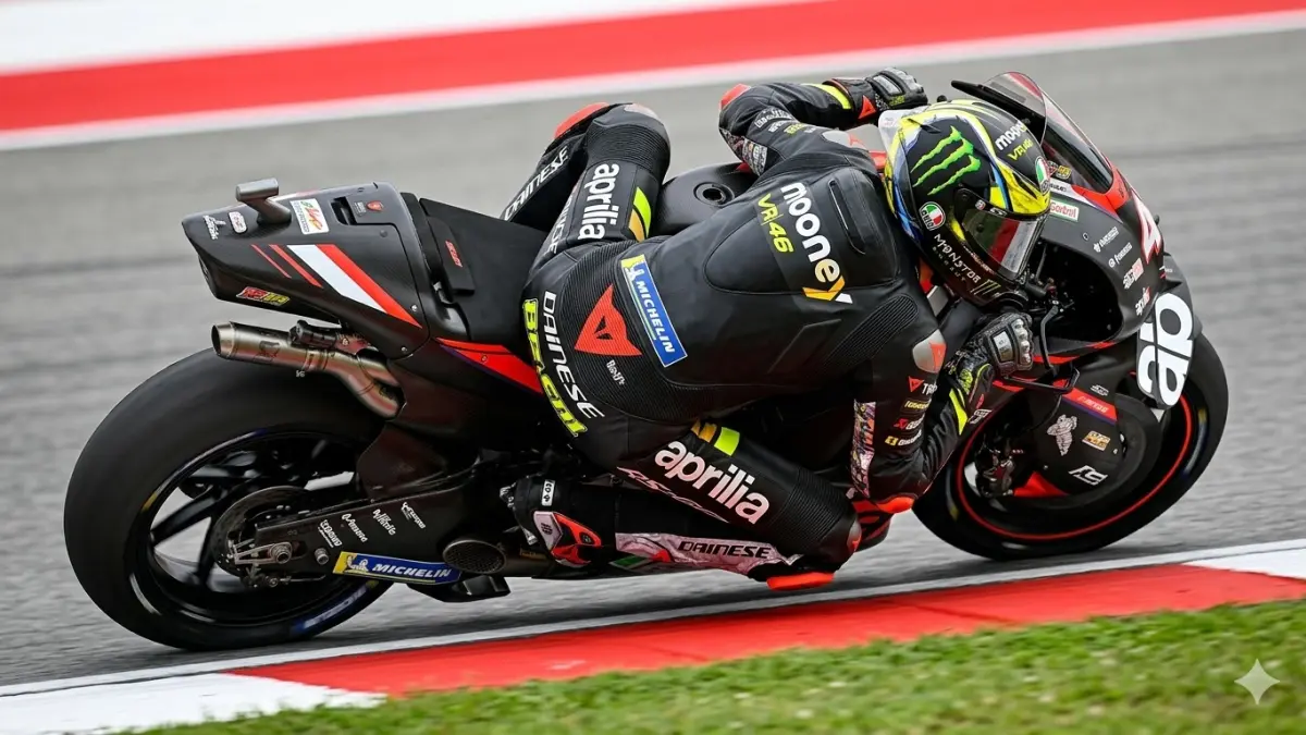 Mengincar podium yang lepas saat sprint race, peraih pole position Marco Bezzecchi berambisi penuh membayar kegagalannya pada balapan utama di MotoGP Italia 2026 malam ini. (Michelin Motorsport)