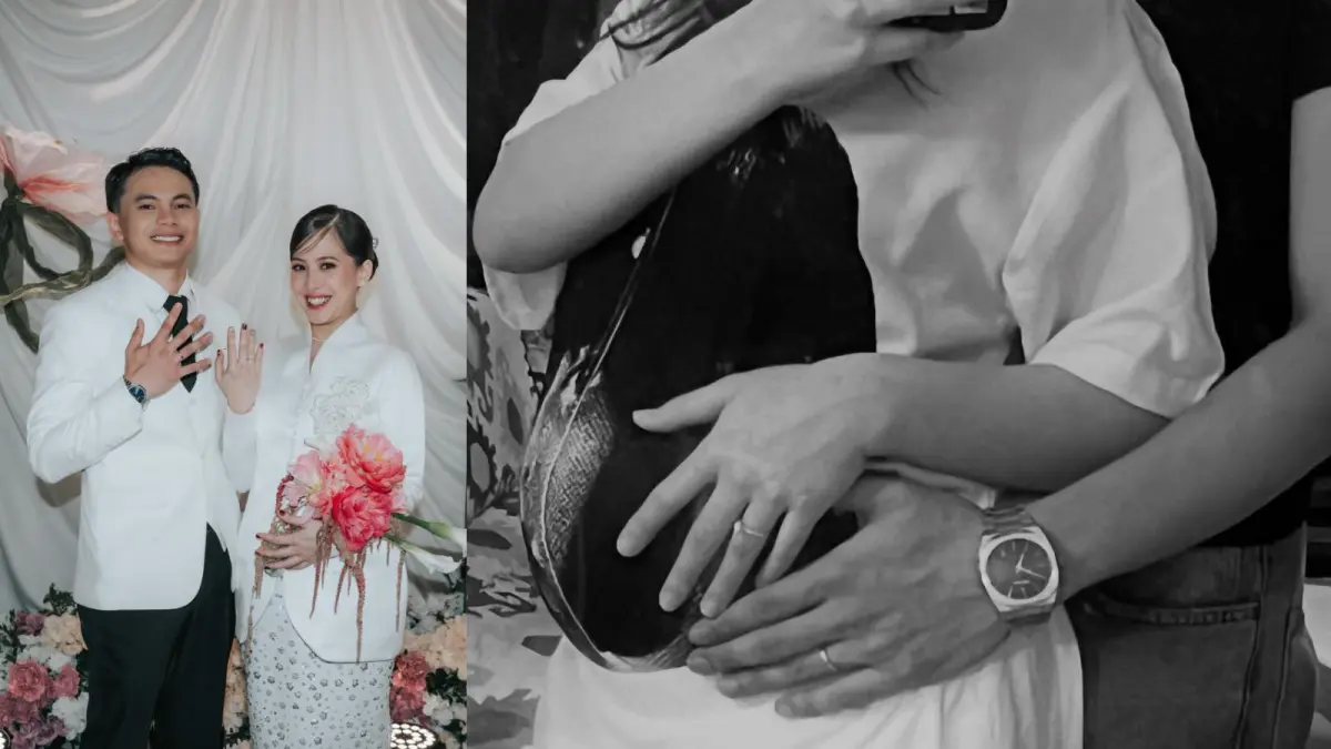 Pengumuman mengejutkan, Zara Adhisty menikah dengan Tsaqib, pamer baby bump. (Adhisty Zara/IG)