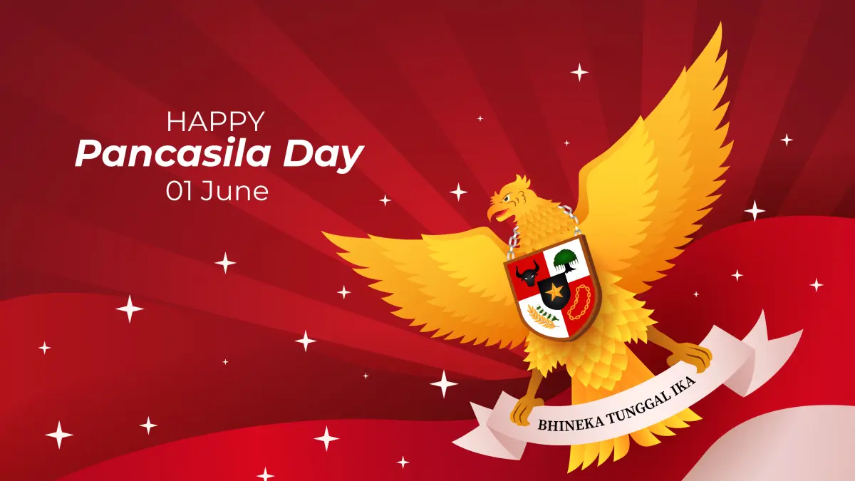 Hari Lahir Pancasila 1 Juni.