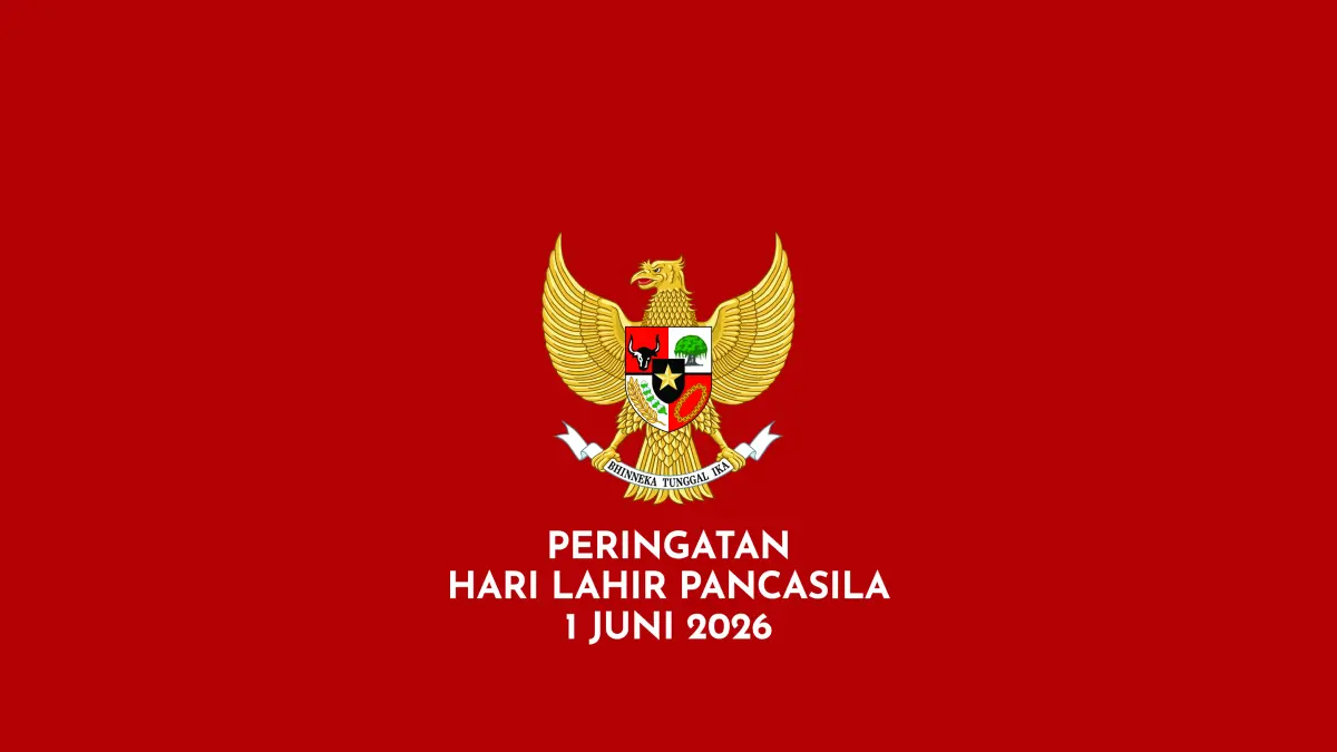 Logo resmi Hari Lahir Pancasila 2026, Senin (1/6/2026). (IST)