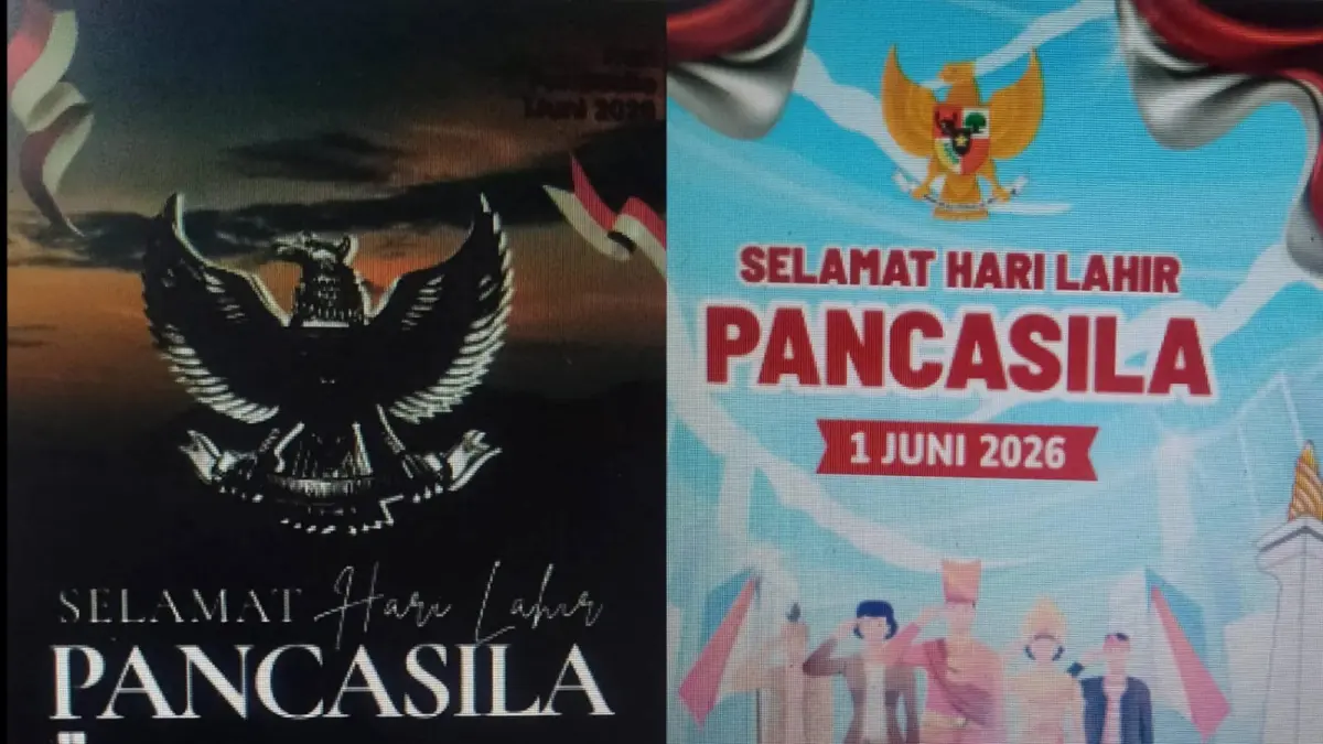 Poster Hari Lahir Pancasila 2026 dengan desain keren.