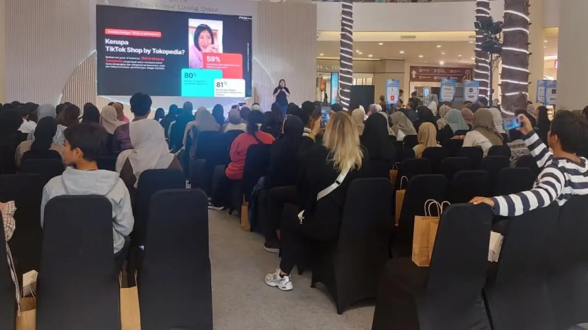 TikTok Indonesia gelar roadshow di Balikpapan. (FOTO OKTAVIA MEGARIA/KP)