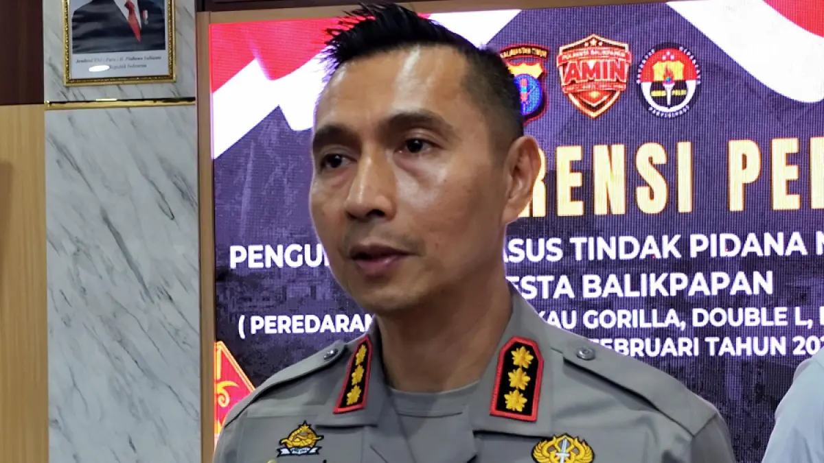 Kapolresta Balikpapan Kombes Pol Jerrold.